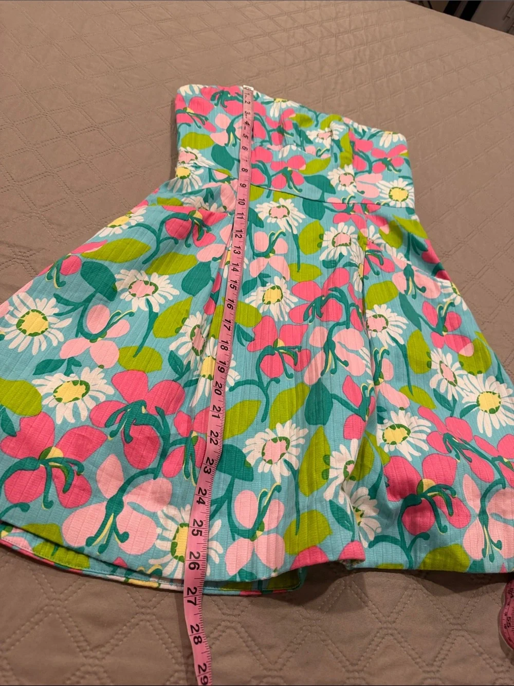 Lilly Pulitzer Turquoise Mini Dress. - Picture 13 of 16